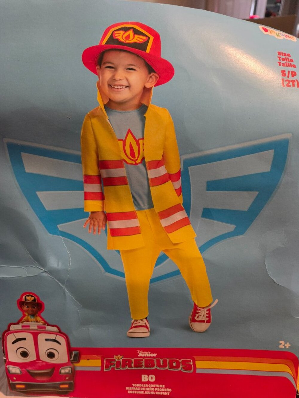 Disguise Disney Junior Firebuds Bo Toddler Costume Size Small 2T
